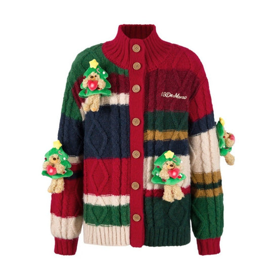 13DE MARZO Christmas Lumi Heart Bear Sweater Christmas