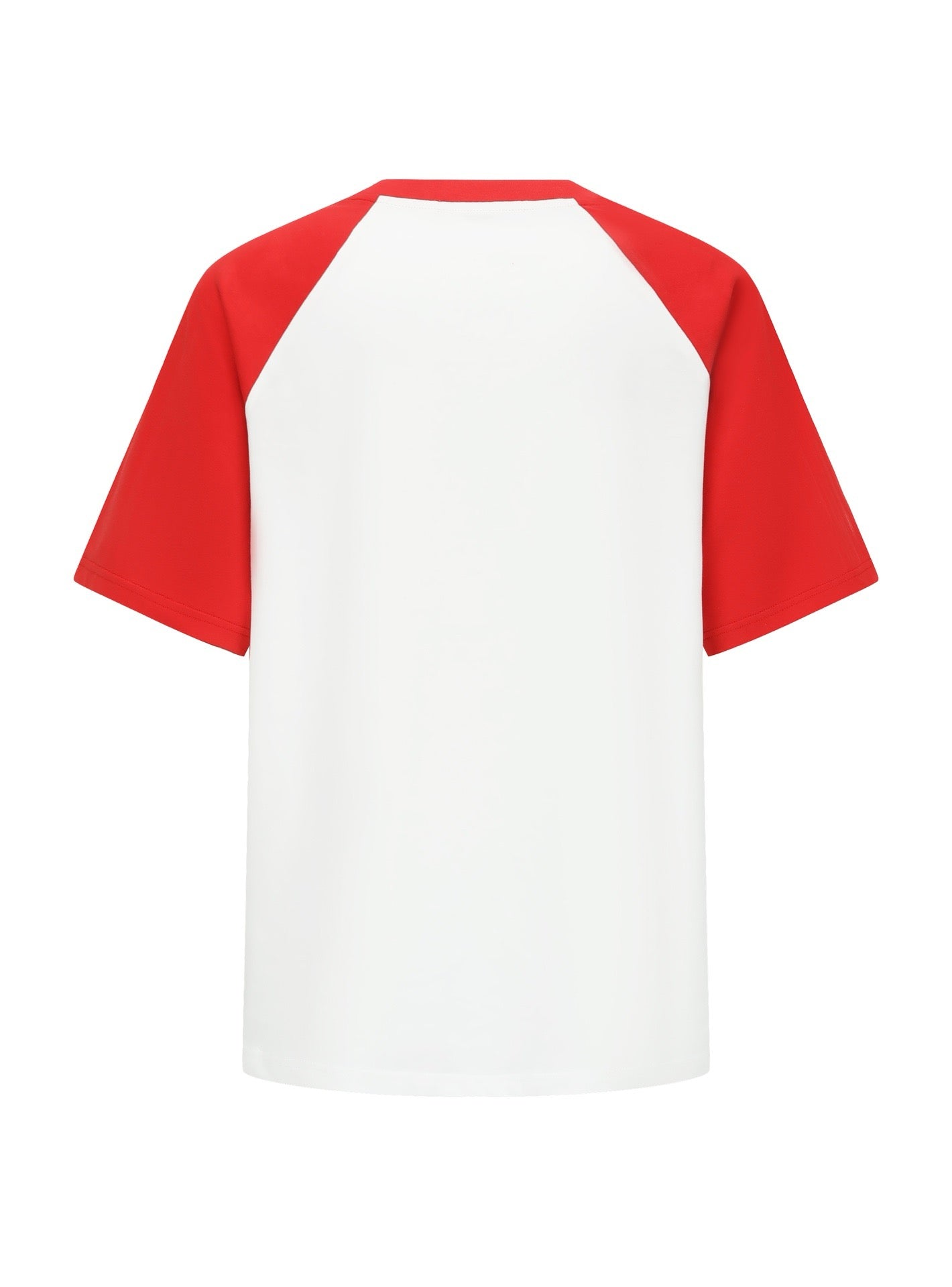 Alexia Sandra Four Bunnies Contrast Color Raglan T-Shirt Red/White