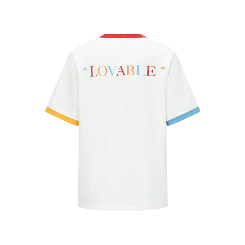 Alexia Sandra Lovable Bunnies Crew Neck T-Shirt White