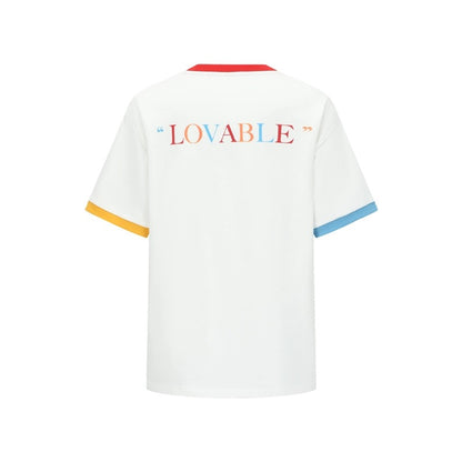 Alexia Sandra Lovable Bunnies Crew Neck T-Shirt White