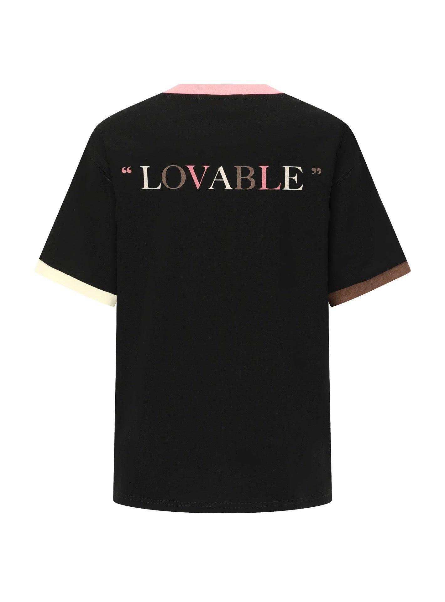 Alexia Sandra Lovable Bunnies Crew Neck T-Shirt Black