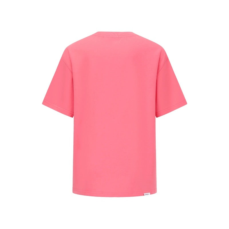 Alexia Sandra Rainbow Smiley Face T-Shirt Pink