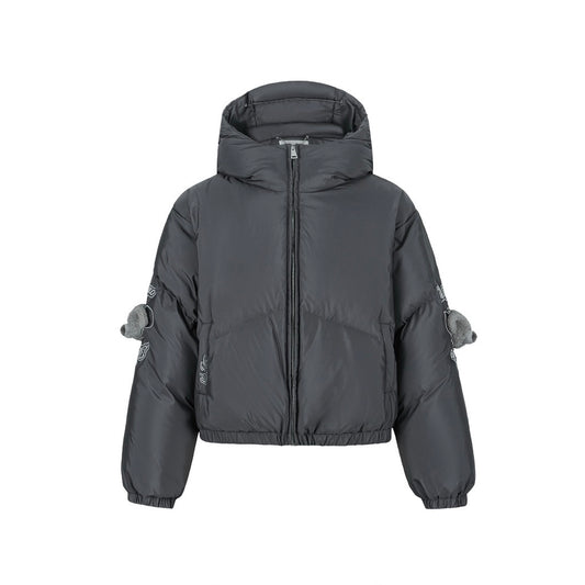 13DE MARZO Elbow Bear Down Jacket Grey