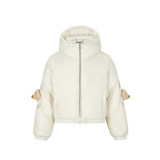 13DE MARZO Elbow Bear Down Jacket White