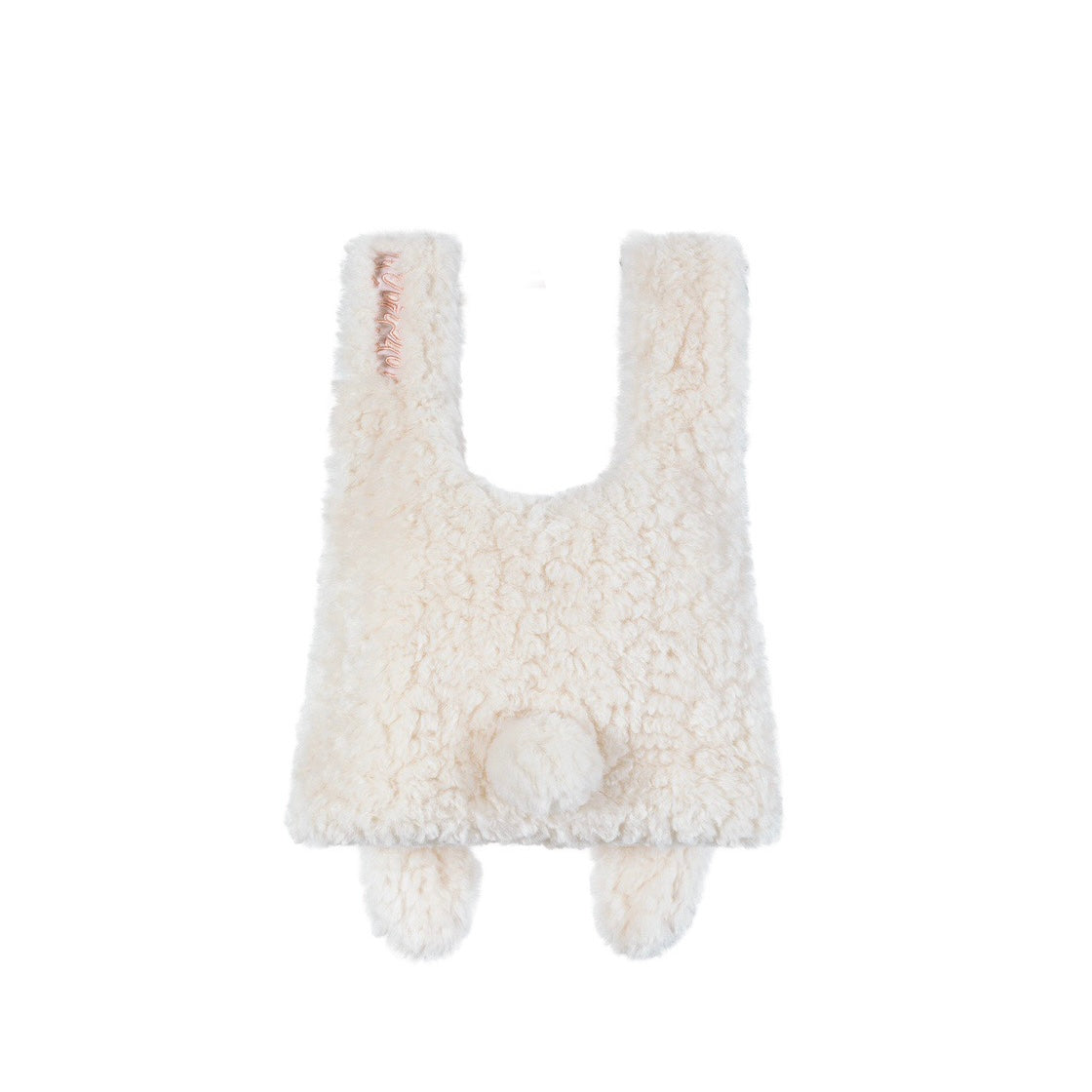 13DE MARZO Doozoo Fuzzy Handbag White