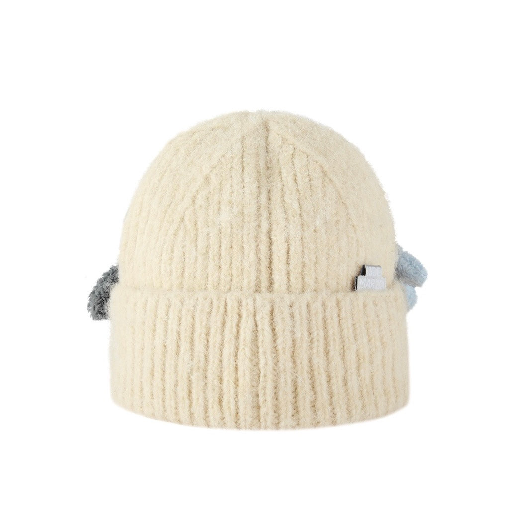 13DE MARZO Friends Hangout Beanie Beige