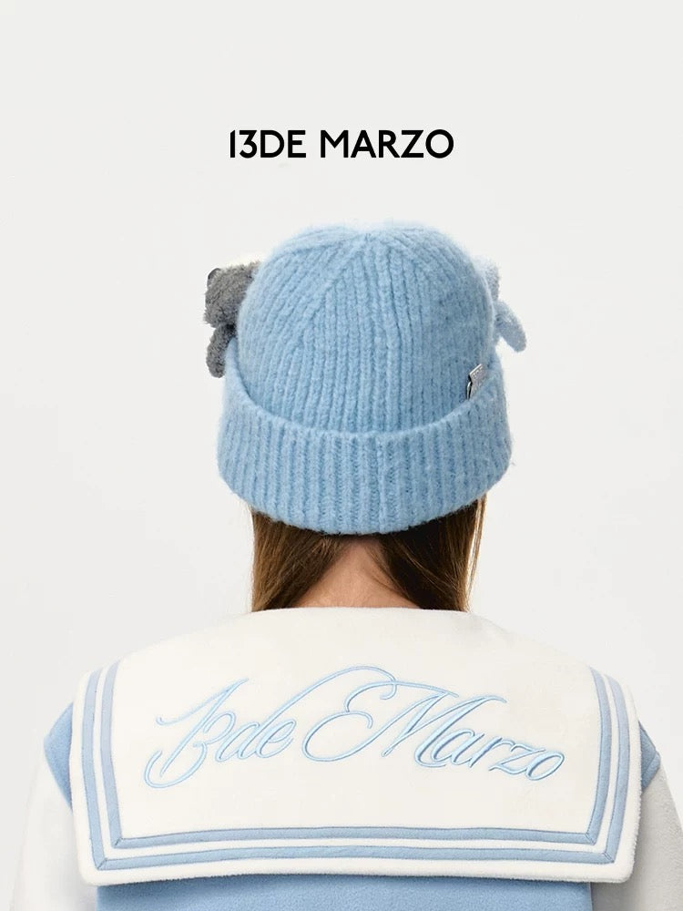 13DE MARZO Friends Hangout Beanie Blue