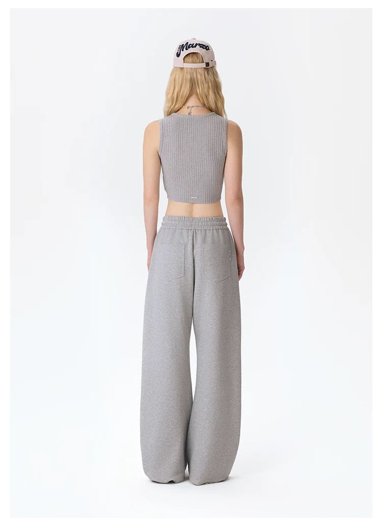 13DE MARZO Casual Bear Blade Sweatpants Grey