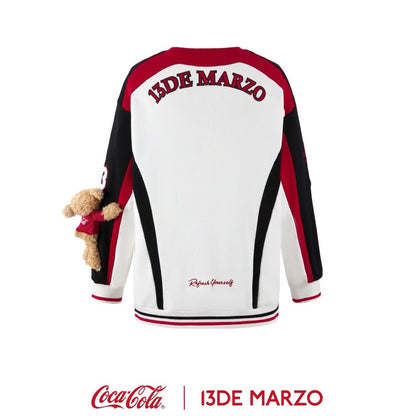 13DE MARZO x Coca-Cola Bear Jumper White