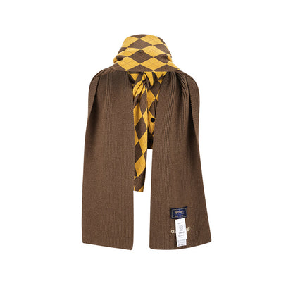 Harry Potter × 13DE MARZO Hogwarts Four Houses Bear Scarf Hufflepuff Yellow