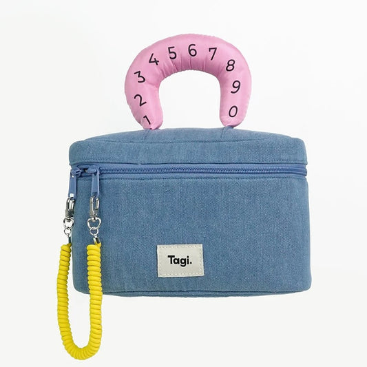 Tagi Call Me Storage Bag Denim Strawberry