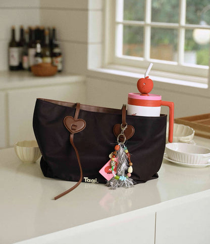 Tagi Happy Tote Bag Black Chocolate