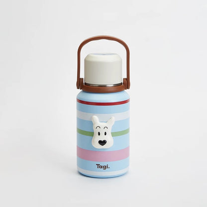 Tagi Haha Portable Vacuum Water Bottle Seasalt Stripes