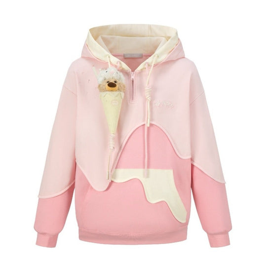 LuLu-B Hoodie Embroidery Sweater - Pink Weekend – Islamorada