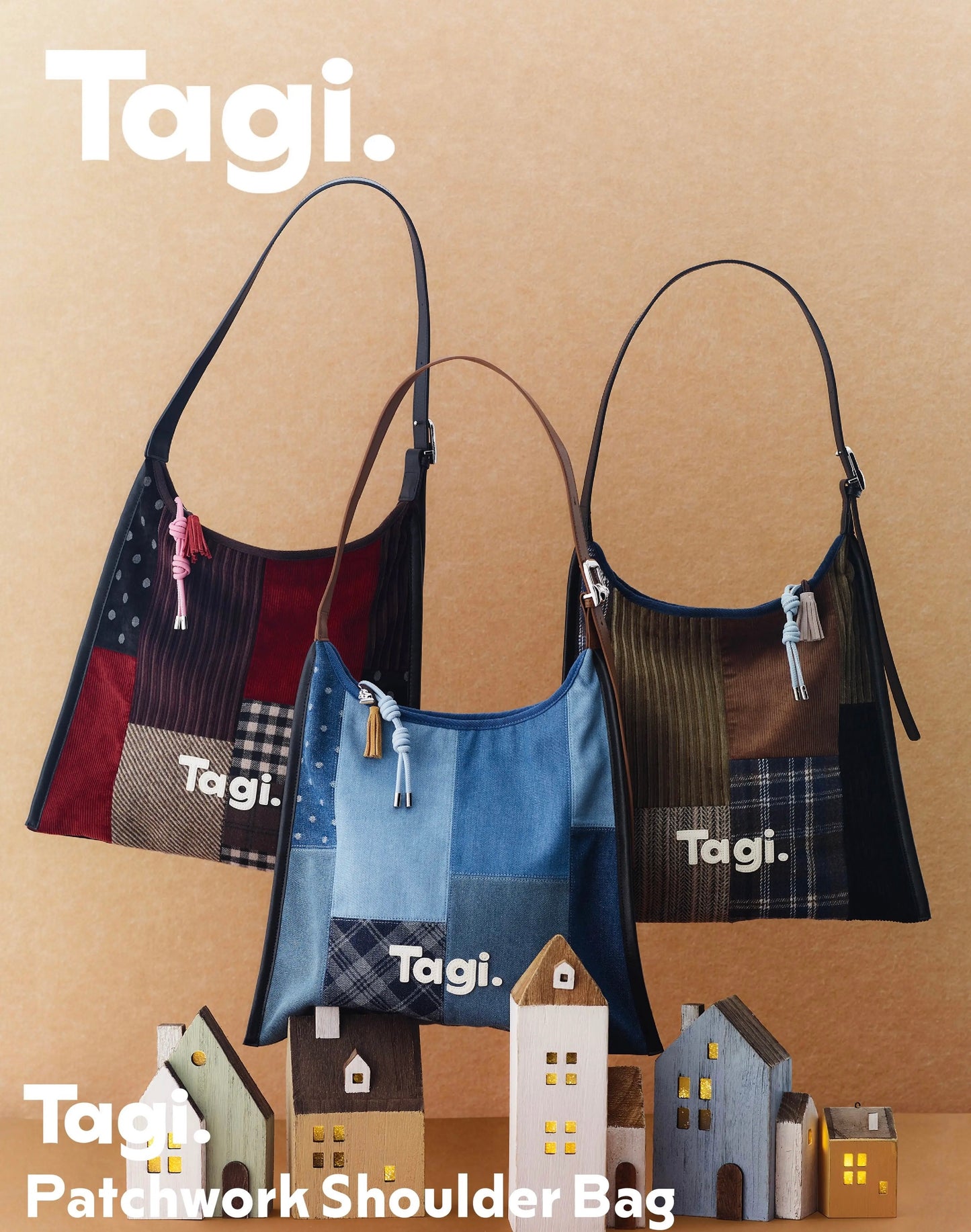 Tagi. Patchwork Shoulder Bag