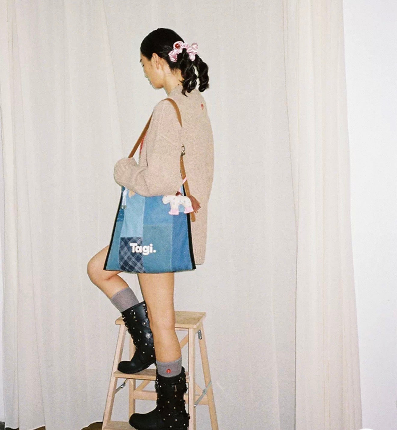 Tagi. Patchwork Shoulder Bag