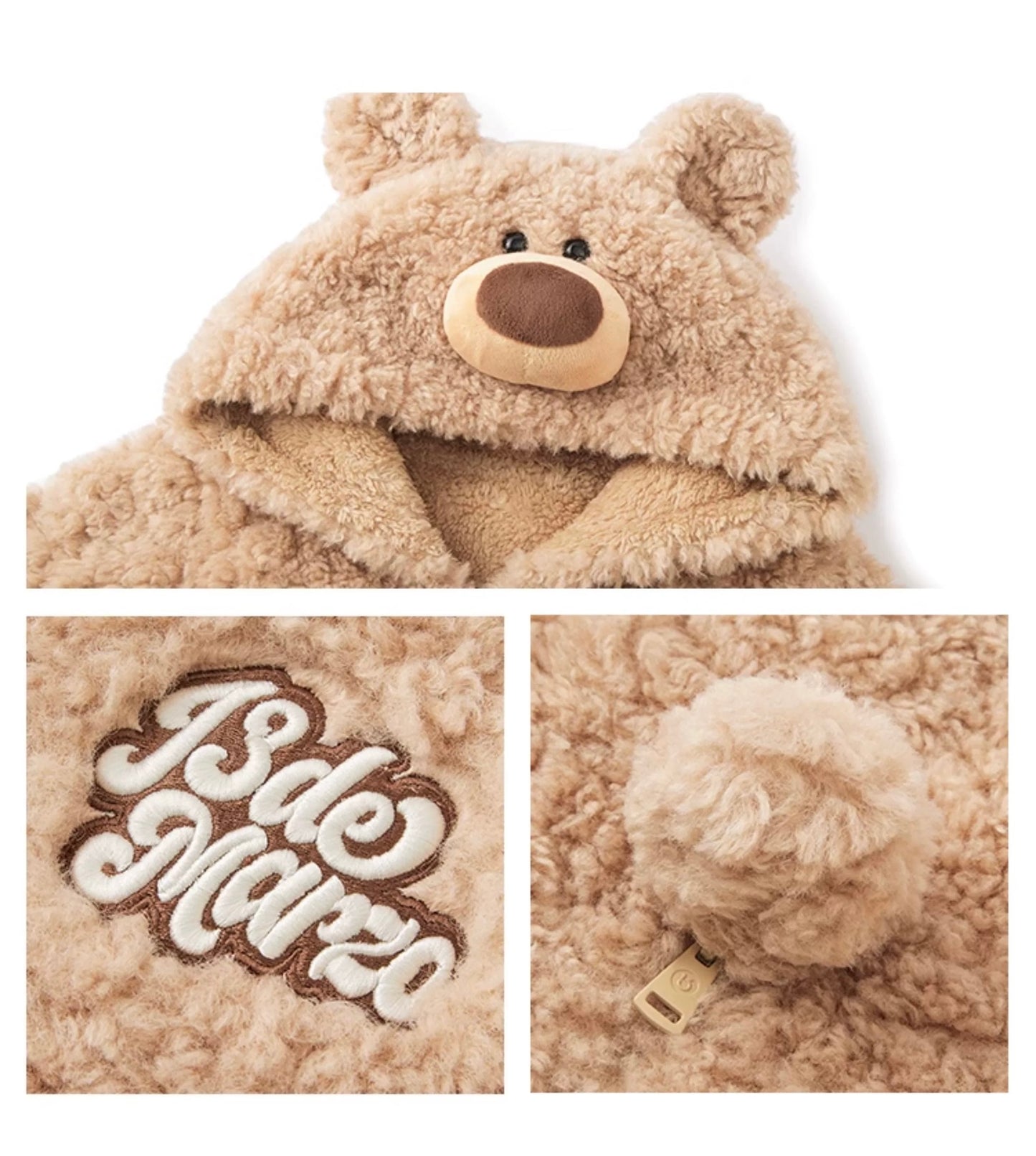 13DE MARZO BabyBear One Piece Cloth Khaki