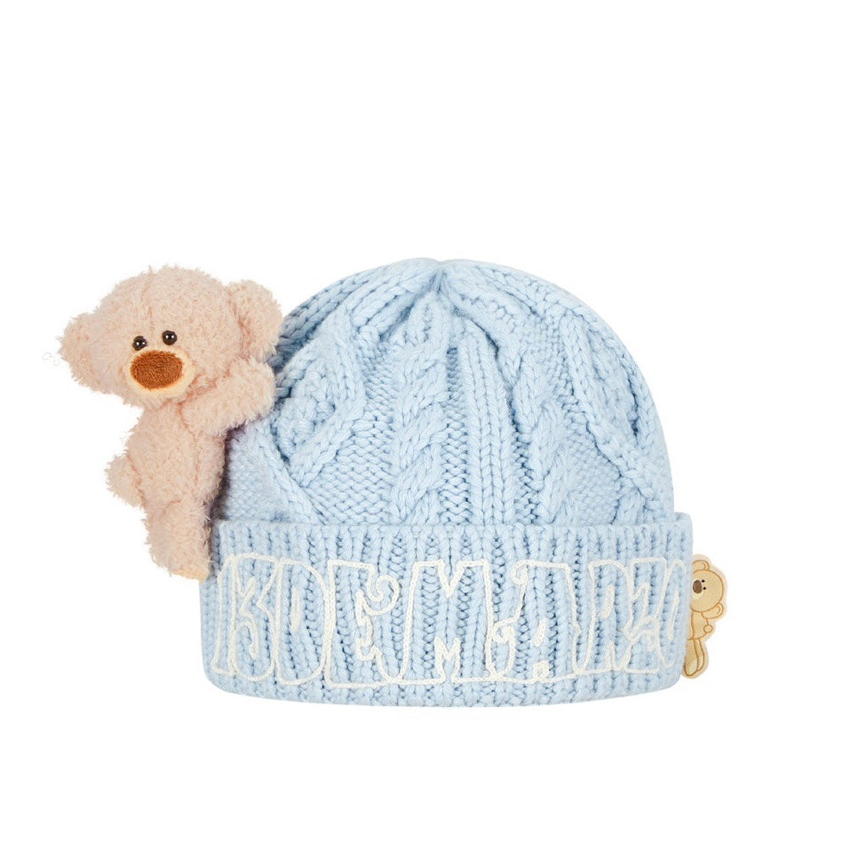 13DE MARZO BabyBear Weave Beanie Blue