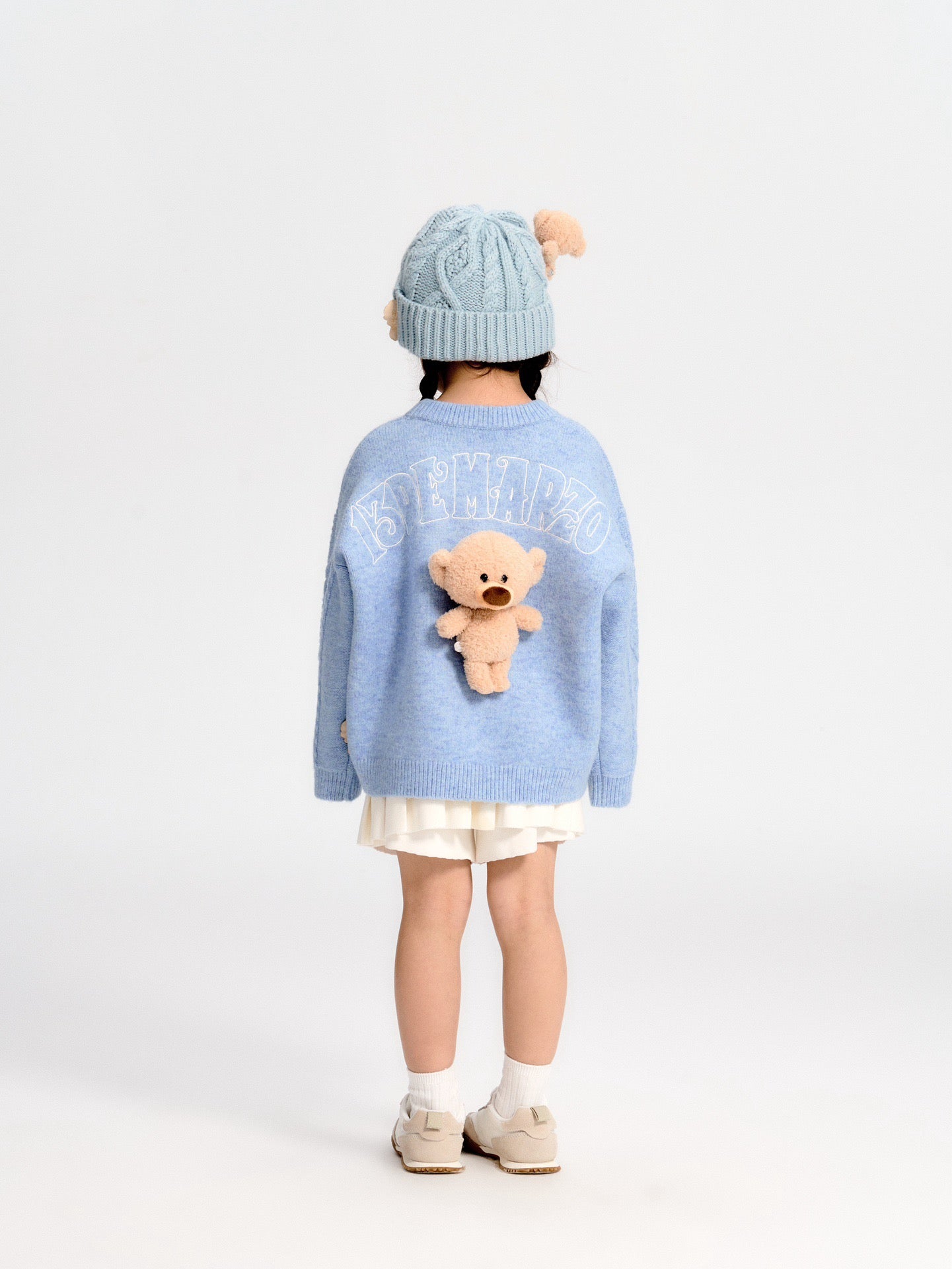 13DE MARZO BabyBear Weave Sweater Blue