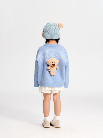 13DE MARZO BabyBear Weave Sweater Blue