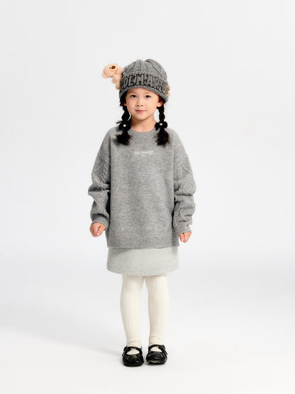 13DE MARZO BabyBear Weave Sweater Gray