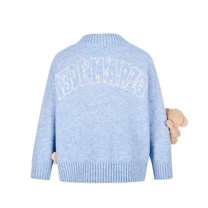 13DE MARZO BabyBear Knit Cardigan Blue