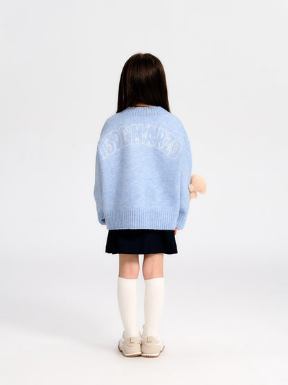 13DE MARZO BabyBear Knit Cardigan Blue