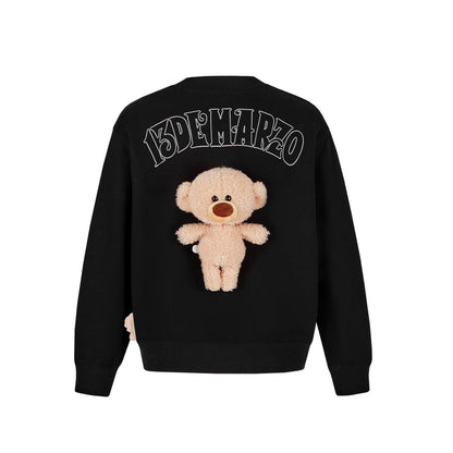 13DE MARZO BabyBear Crewneck Sweater Black