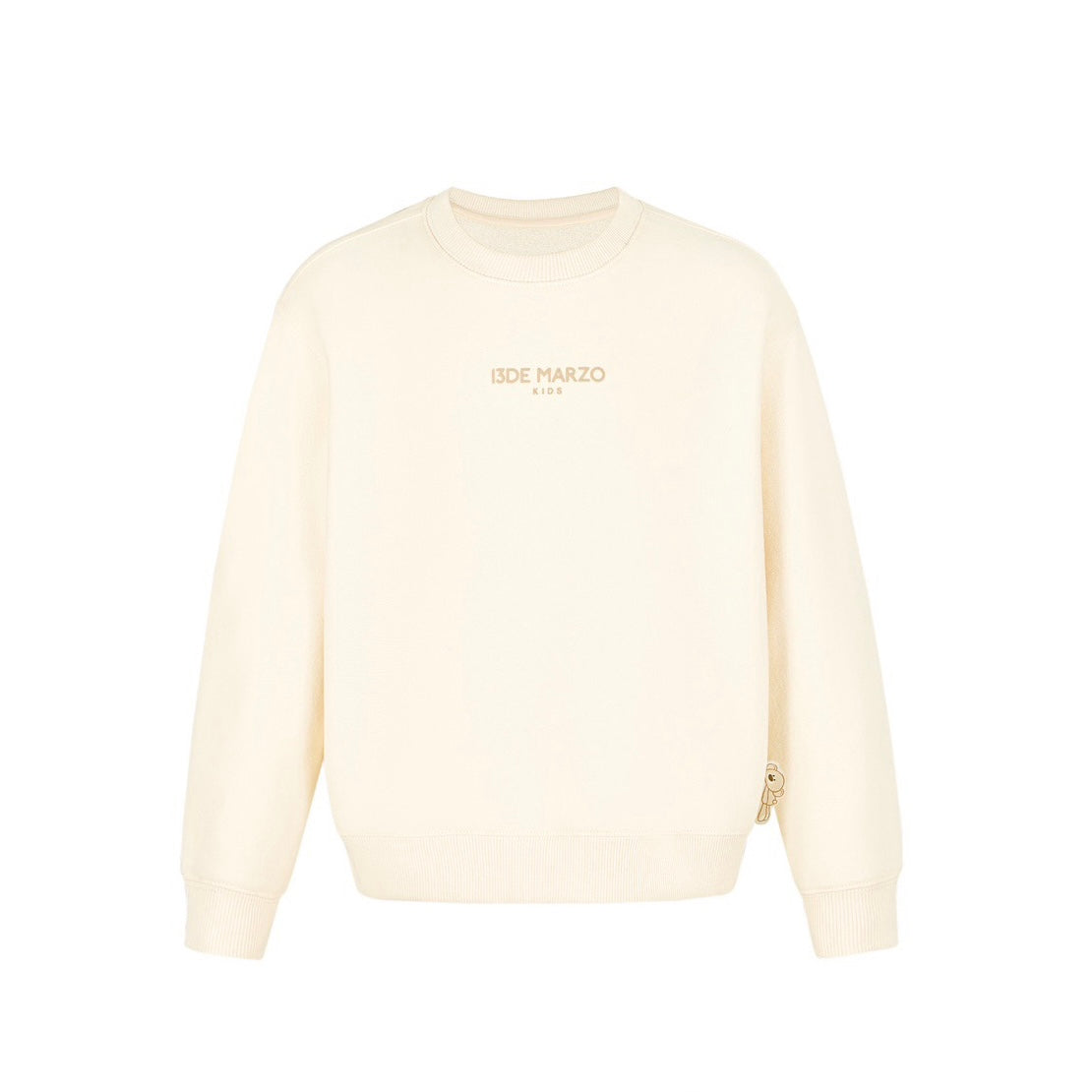 13DE MARZO BabyBear Crewneck Sweater Beige