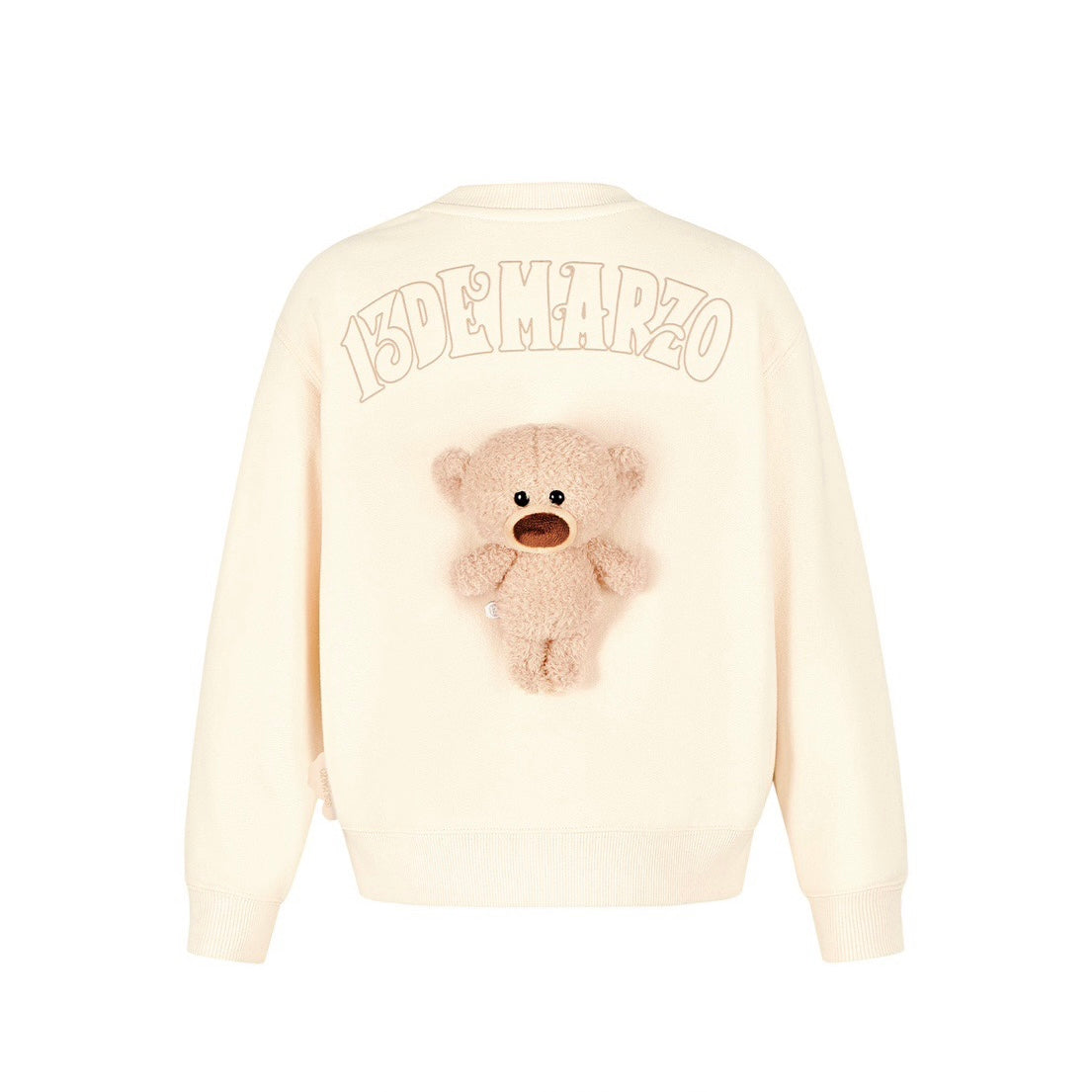 13DE MARZO BabyBear Crewneck Sweater Beige