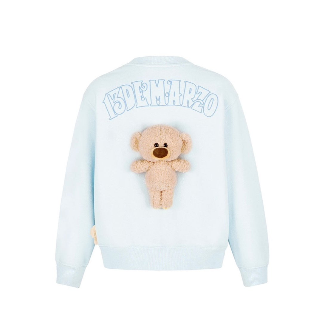 13DE MARZO BabyBear Crewneck Sweater Blue