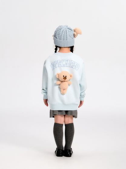 13DE MARZO BabyBear Crewneck Sweater Blue