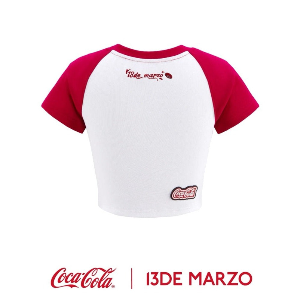13DE MARZO x Coca-Cola Bear Logo Top White