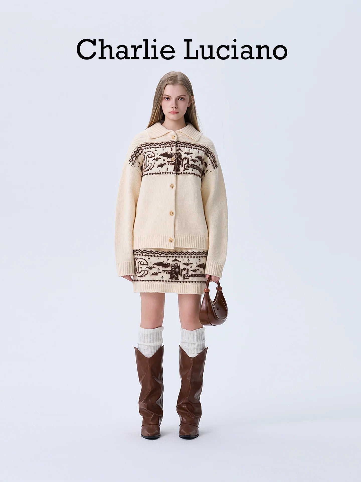Charlie Luciano x Nutcracker Fair Isle Knit Cardigan
