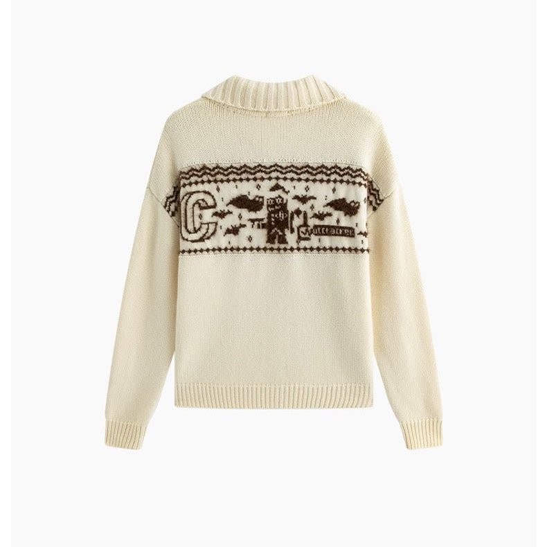 Charlie Luciano x Nutcracker Fair Isle Knit Cardigan