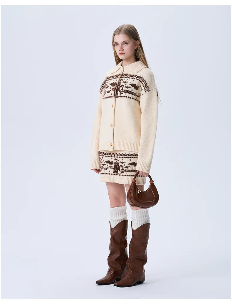 Charlie Luciano x Nutcracker Fair Isle Knit Cardigan