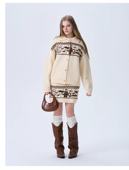 Charlie Luciano x Nutcracker Fair Isle Knit Cardigan