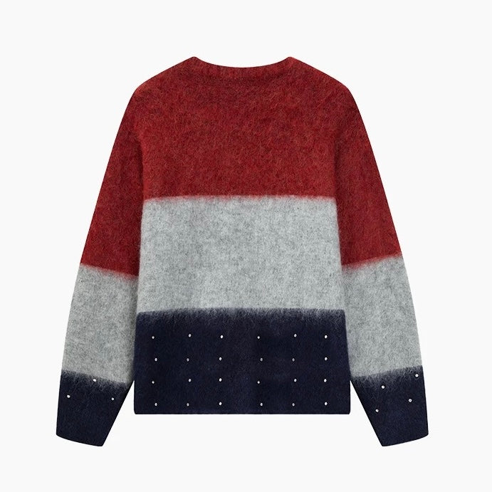 Charlie Luciano x Nutcracker Three-Color Striped Sweater