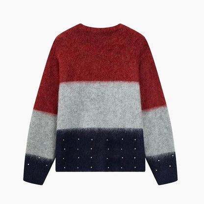 Charlie Luciano x Nutcracker Three-Color Striped Sweater