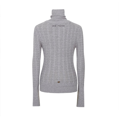 Harry Potter × 13DE MARZO Quidditch Bear High Neck Sweater Grey