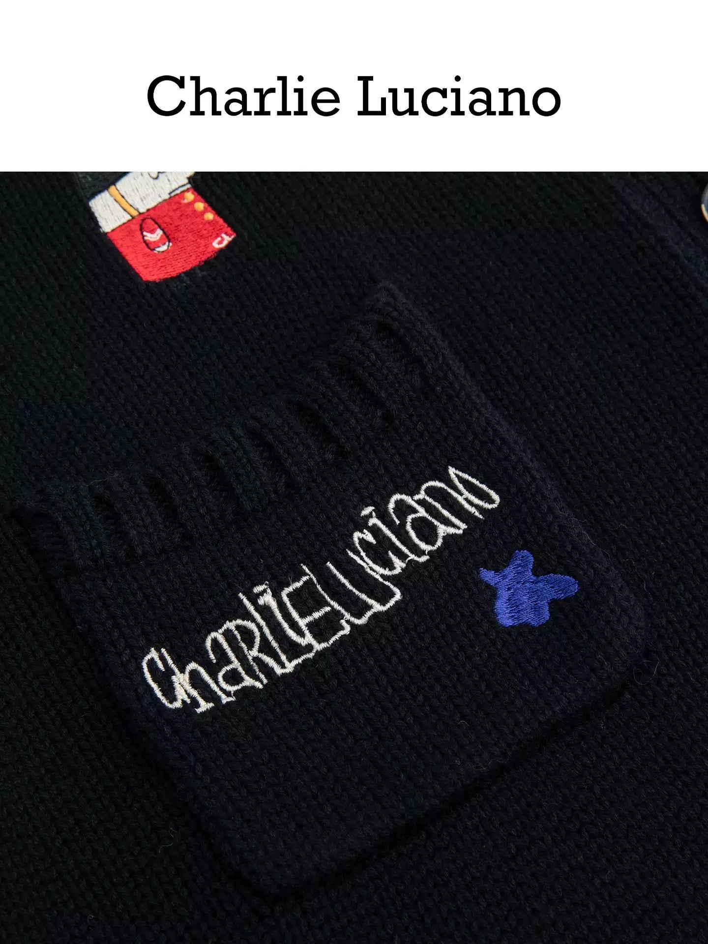 Charlie Luciano x Nutcracker Embroidered Knit Cardigan