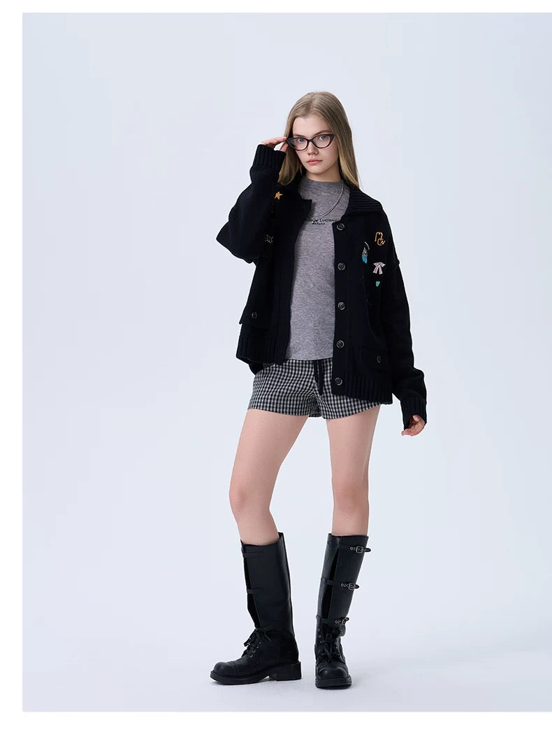 Charlie Luciano x Nutcracker Embroidered Knit Cardigan