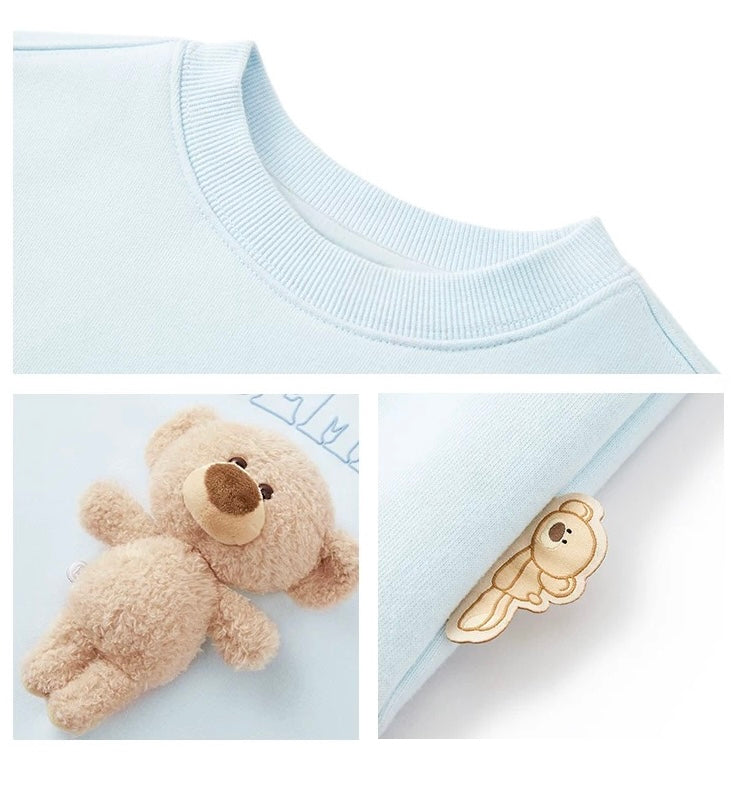 13DE MARZO BabyBear Crewneck Sweater Blue