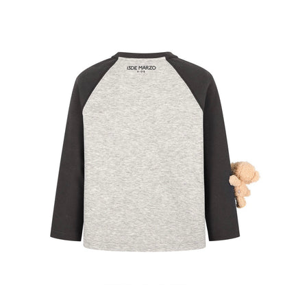 13DE MARZO BabyBear Raglan T-shirt Gray