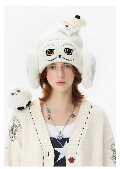 Harry Potter × 13DE MARZO Hedwig Hogwarts Offer Bear Beanie