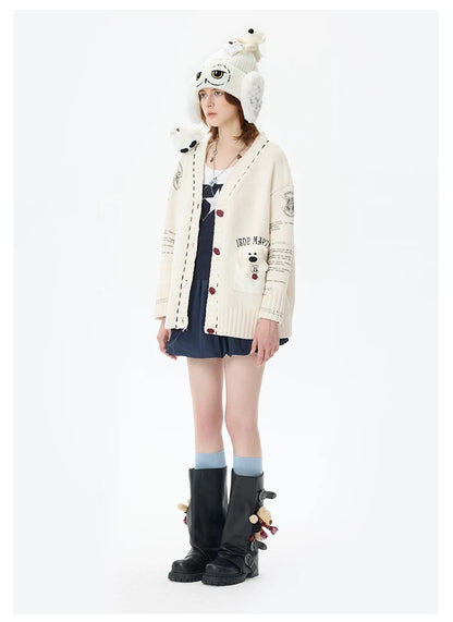 Harry Potter × 13DE MARZO Hedwig Hogwarts Offer Bear Beanie