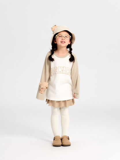 13DE MARZO BabyBear Raglan T-shirt Khaki