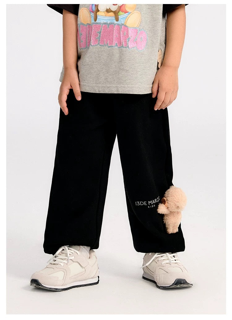 13DE MARZO BabyBear Base Sweatpants Black