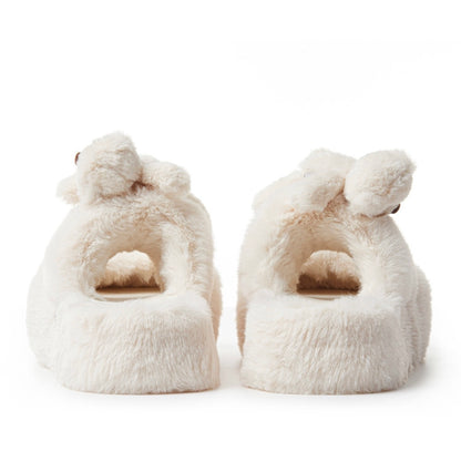 13DE MARZO Bear Paw Slipper White