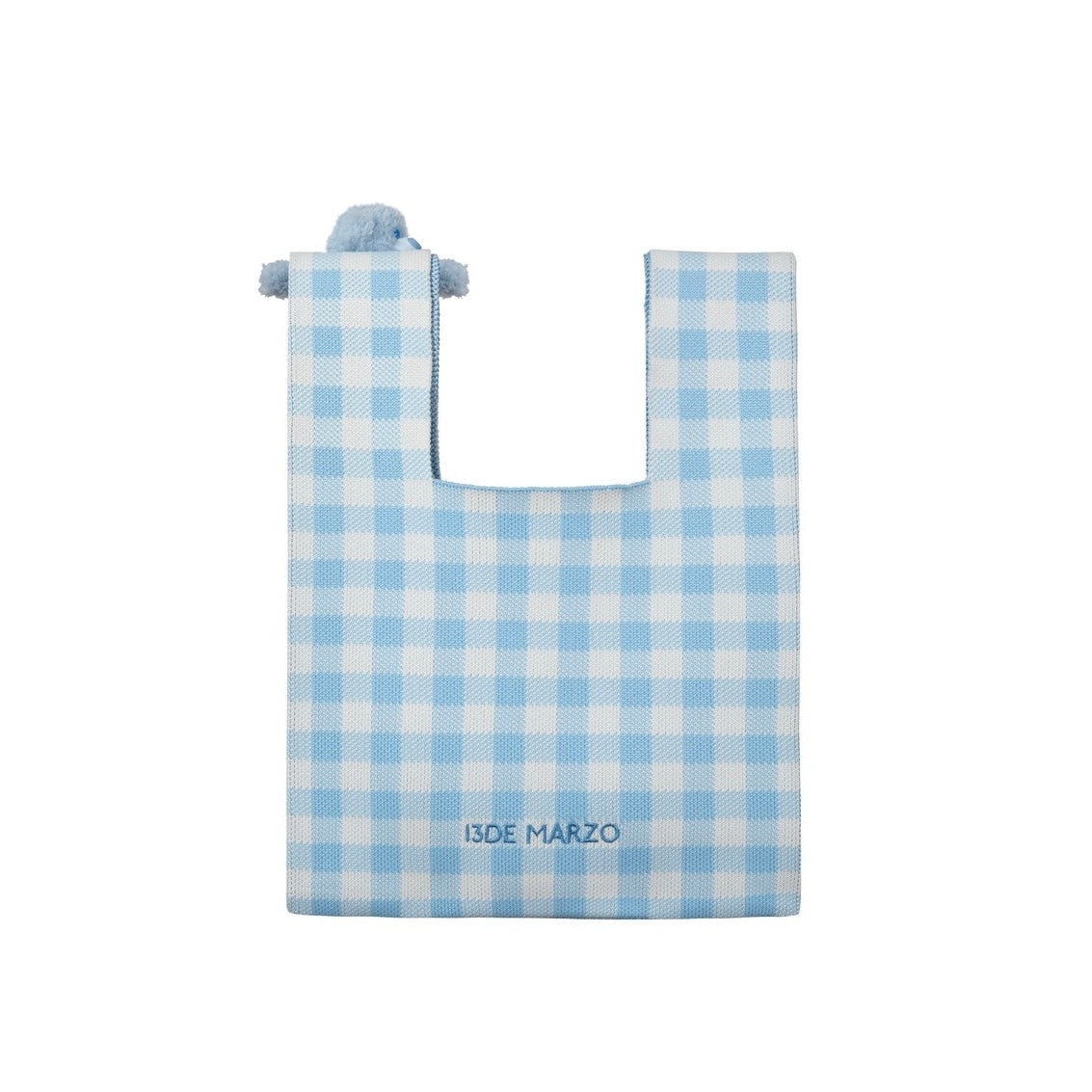 13DE MARZO Bear Picnic Bag Blue